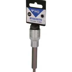 BRILLIANT TOOLS 1/2" Innensechskant Bit-Stecknuss 100 mm lang 5 mm - BT022870