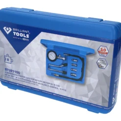 BRILLIANT TOOLS Kompressionstester-Satz für Benzin Motoren 8tlg. - BT581100