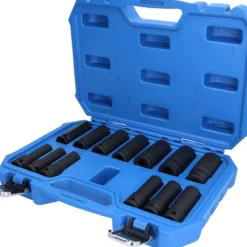 BRILLIANT TOOLS 1/2" Kraft-Stecknuss-Satz Sechskant 13tlg. lang 10 - 24 mm- BT022625