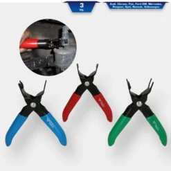 BRILLIANT TOOLS Kraftstoffleitung-Entriegelungszangen-Satz 3tlg. - BT531000