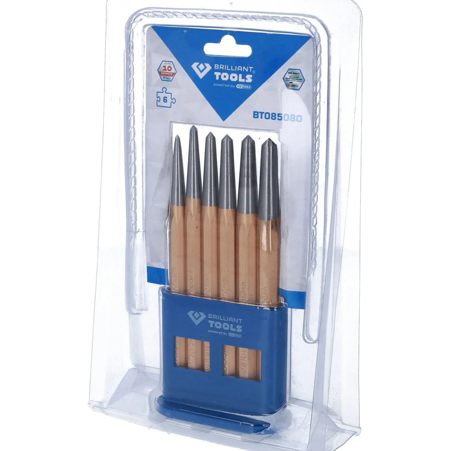 BRILLIANT TOOLS Körner-Satz 6tlg. - BT085080