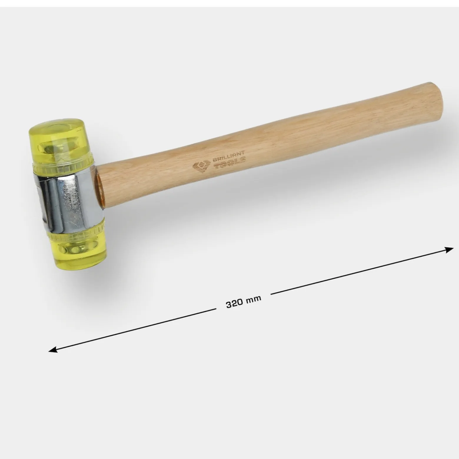 BRILLIANT TOOLS Kunststoff-Schonhammer Ø 40 mm - BT071930