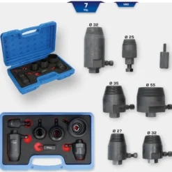 BRILLIANT TOOLS Kurbel-/Nockenwellen-Radialdichtring-Ausziehsatz für VAG- BT542070