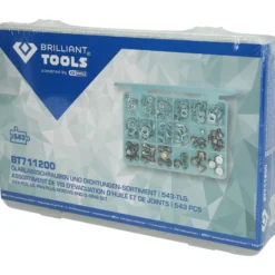 BRILLIANT TOOLS Ölablassschrauben und Dichtungen-Sortiment 543tlg. - BT711200