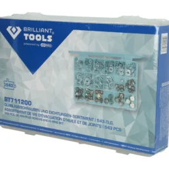 BRILLIANT TOOLS Ölablassschrauben und Dichtungen-Sortiment 543tlg. - BT711200