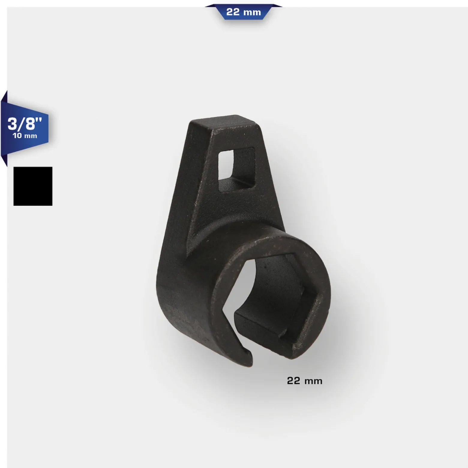 BRILLIANT TOOLS 3/8" Lambdasonden-Stecknuss extra flach - BT606000