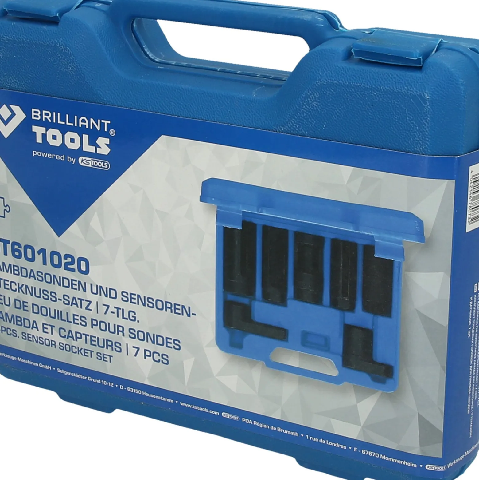 BRILLIANT TOOLS Lambdasonden und Sensoren-Stecknuss-Satz 7tlg. - BT601020