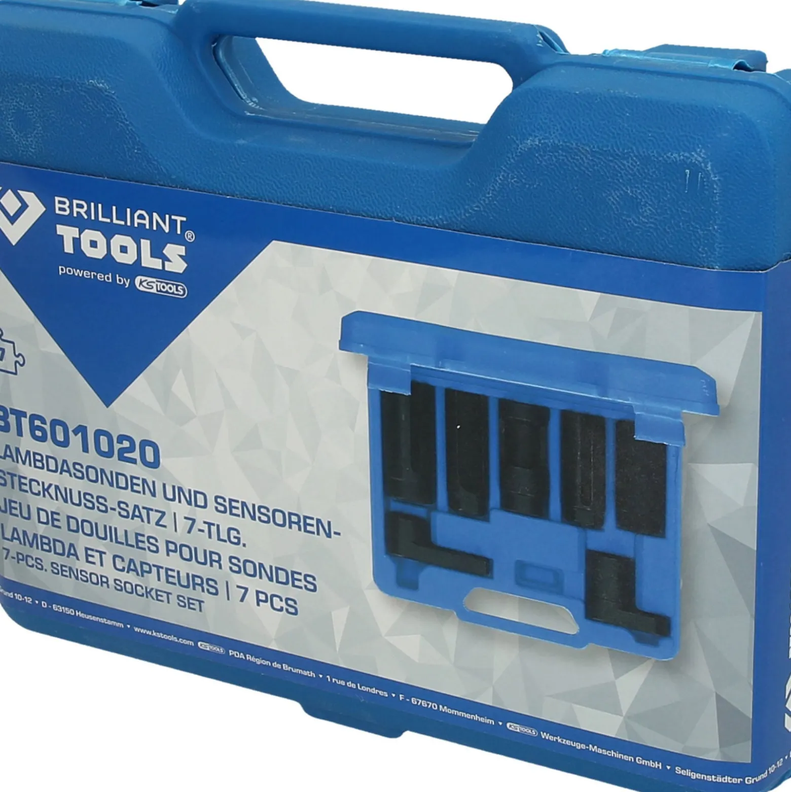 BRILLIANT TOOLS Lambdasonden und Sensoren-Stecknuss-Satz 7tlg. - BT601020