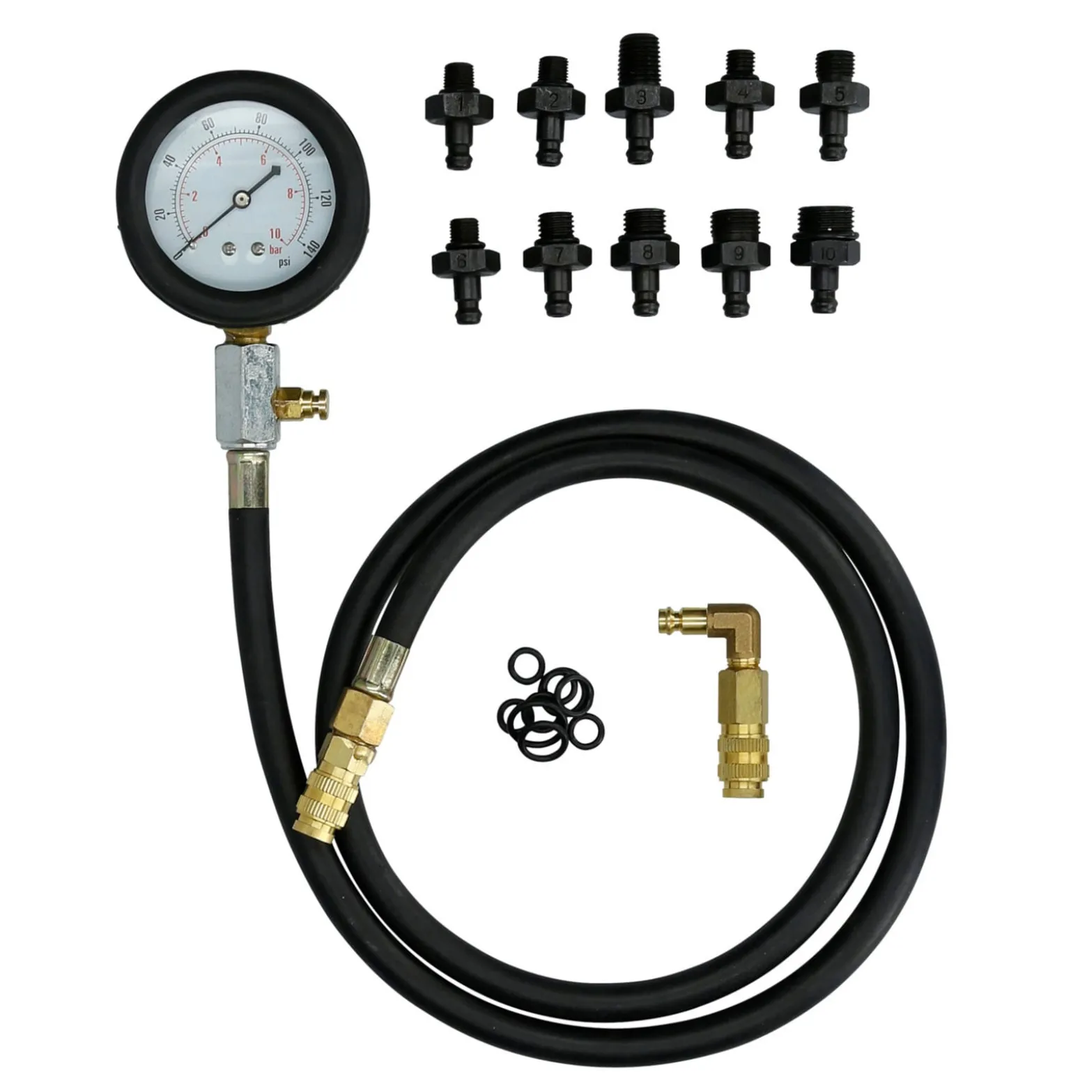 BRILLIANT TOOLS Öldruck-Tester-Satz 12tlg. - BT581450