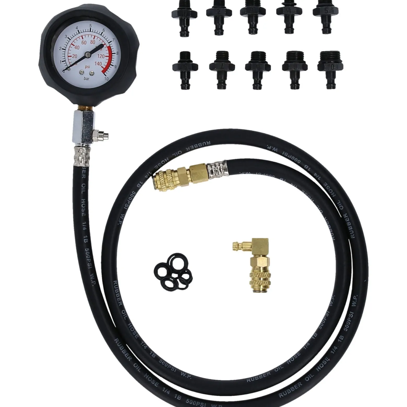 BRILLIANT TOOLS Öldruck-Tester-Satz 12tlg. - BT581450