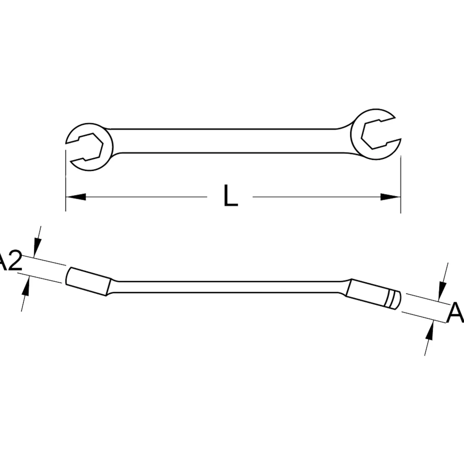 BRILLIANT TOOLS Leitungsschlüssel 18 x 19 mm - BT706021