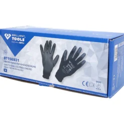 BRILLIANT TOOLS Mikro-Feinstrickhandschuhe Größe 8 / M - BT156931