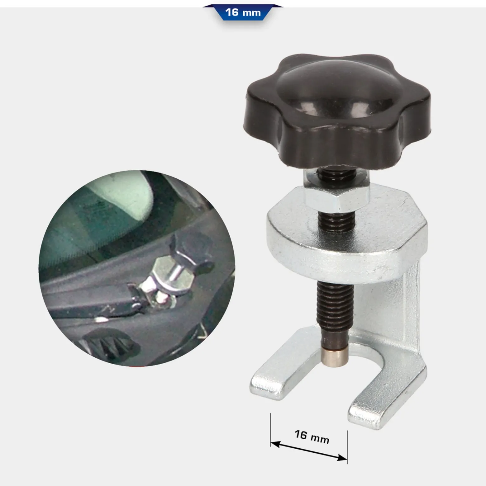 BRILLIANT TOOLS Scheibenwischerarm-Abzieher 16 mm - BT686002