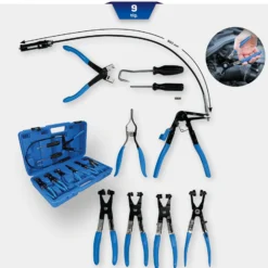 BRILLIANT TOOLS Schlauchschellenzangen-Satz 9tlg. - BT521000