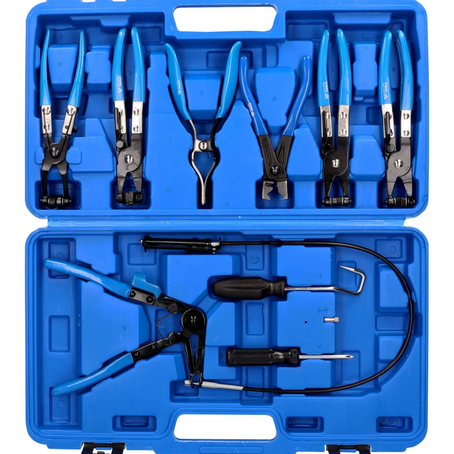 BRILLIANT TOOLS Schlauchschellenzangen-Satz 9tlg. - BT521000