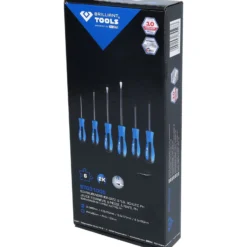 BRILLIANT TOOLS Schraubendreher-Satz 6tlg. Schlitz PH Phillips - BT031000