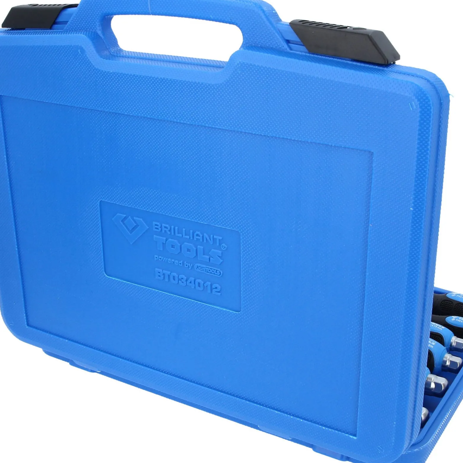 BRILLIANT TOOLS Schraubendreher-Satz mit Schlagkappe 12tlg. Schlitz PH Phillips - BT034012