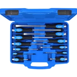 BRILLIANT TOOLS Schraubendreher-Satz mit Schlagkappe 12tlg. Schlitz PH Phillips - BT034012