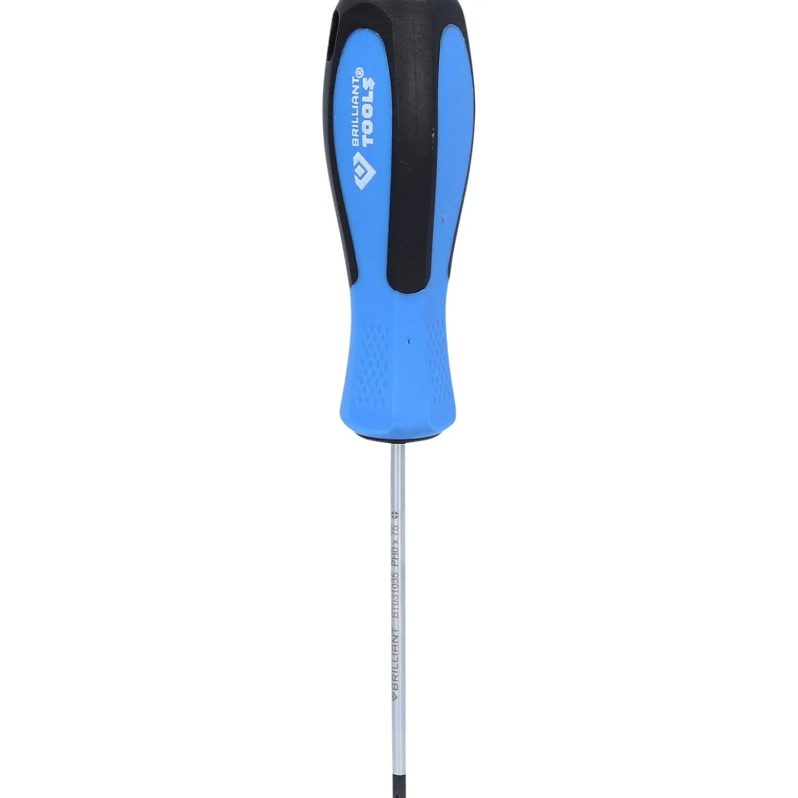 BRILLIANT TOOLS Schraubendreher Kreuzschlitz PH0 x 75 mm - BT031035