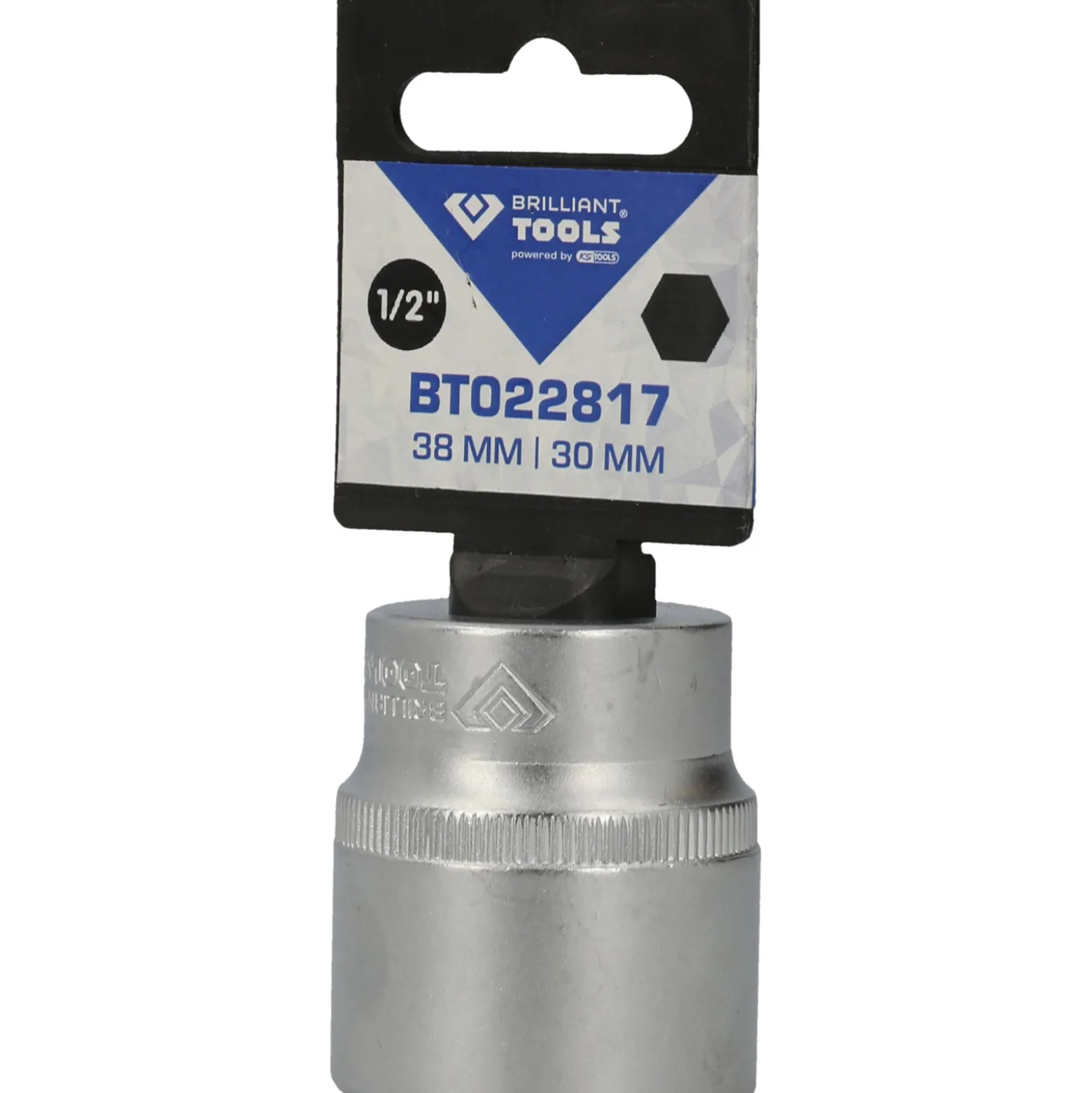 BRILLIANT TOOLS 1/2" Sechskant-Stecknuss 30 mm - BT022817