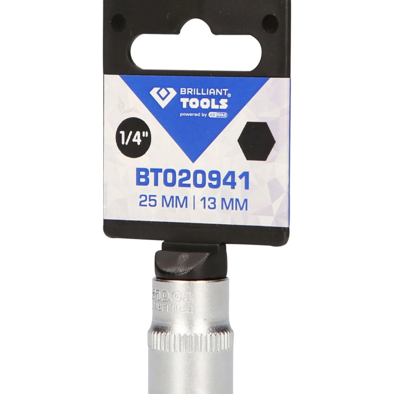 BRILLIANT TOOLS 1/4" Sechskant-Stecknuss 13 mm - BT020941