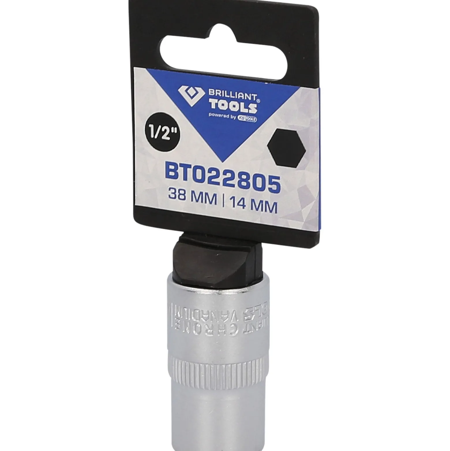 BRILLIANT TOOLS 1/2" Sechskant-Stecknuss 14 mm - BT022805
