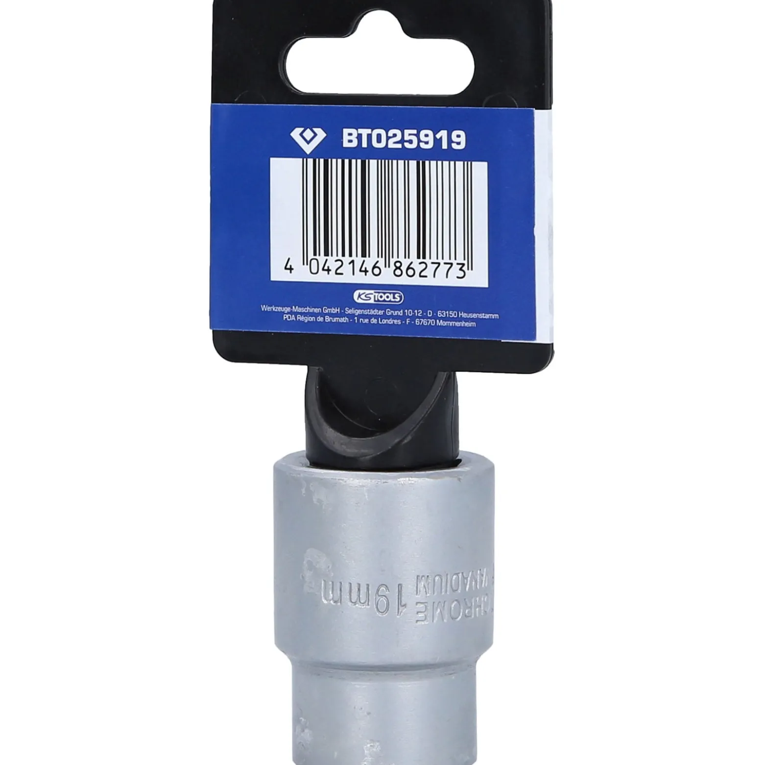BRILLIANT TOOLS 3/4" Sechskant-Stecknuss 19 mm - BT025919