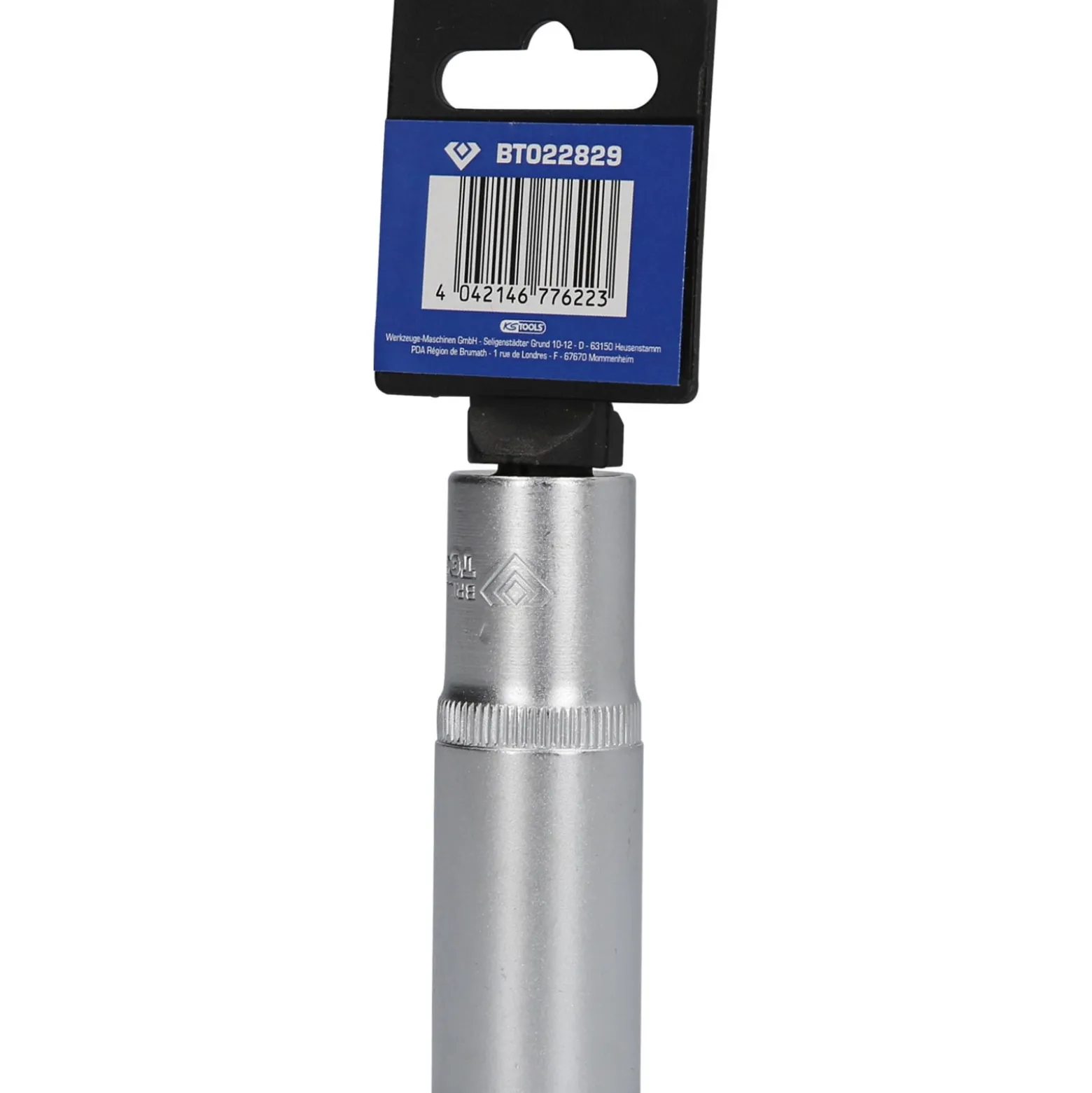 BRILLIANT TOOLS 1/2" Sechskant-Stecknuss lange Ausführung 19 mm - BT022829