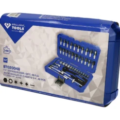 BRILLIANT TOOLS 1/4" Steckschlüssel-Satz 46tlg. - BT020046