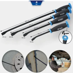 BRILLIANT TOOLS Stemmhebel-Satz 4tlg. - BT091004