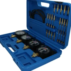 BRILLIANT TOOLS Synchron-Vergaser-Testgerät mit 4 Synchronuhren 26tlg. - BT581200