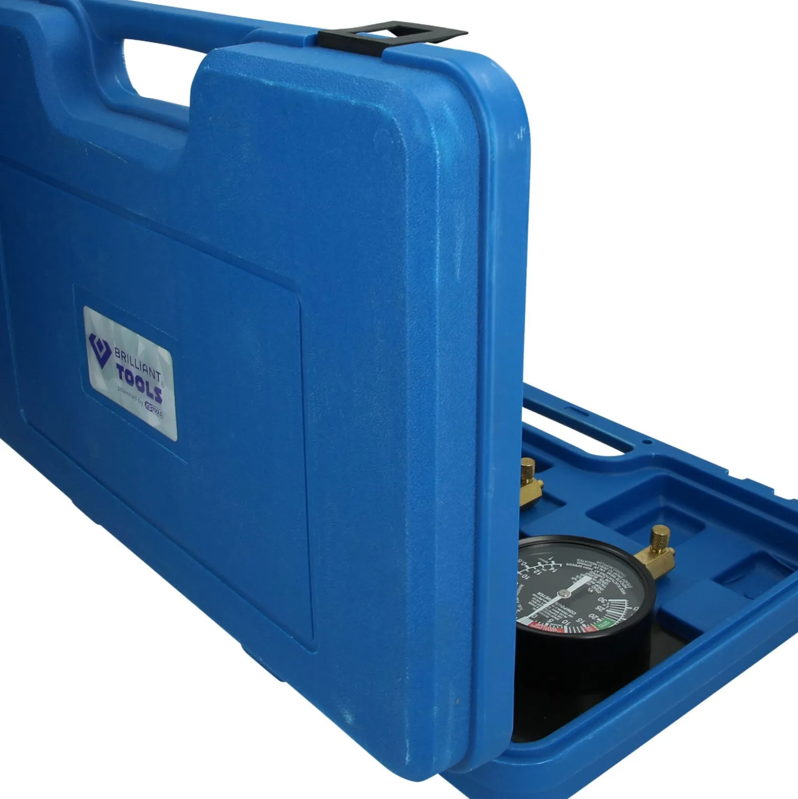 BRILLIANT TOOLS Synchron-Vergaser-Testgerät mit 4 Synchronuhren 26tlg. - BT581200