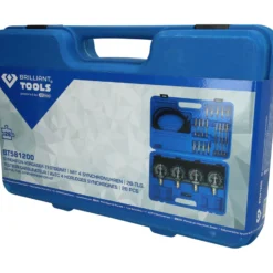 BRILLIANT TOOLS Synchron-Vergaser-Testgerät mit 4 Synchronuhren 26tlg. - BT581200