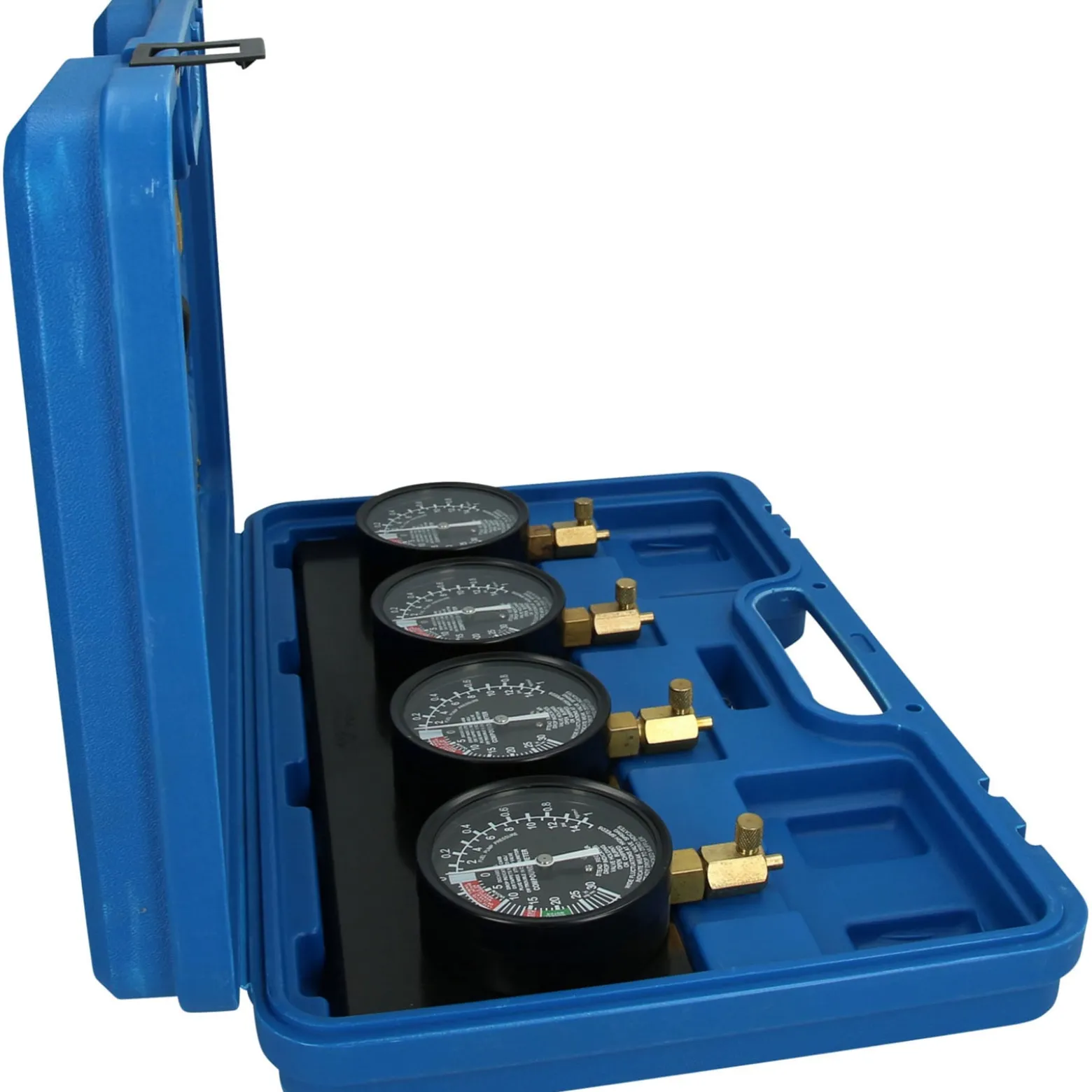 BRILLIANT TOOLS Synchron-Vergaser-Testgerät mit 4 Synchronuhren 26tlg. - BT581200
