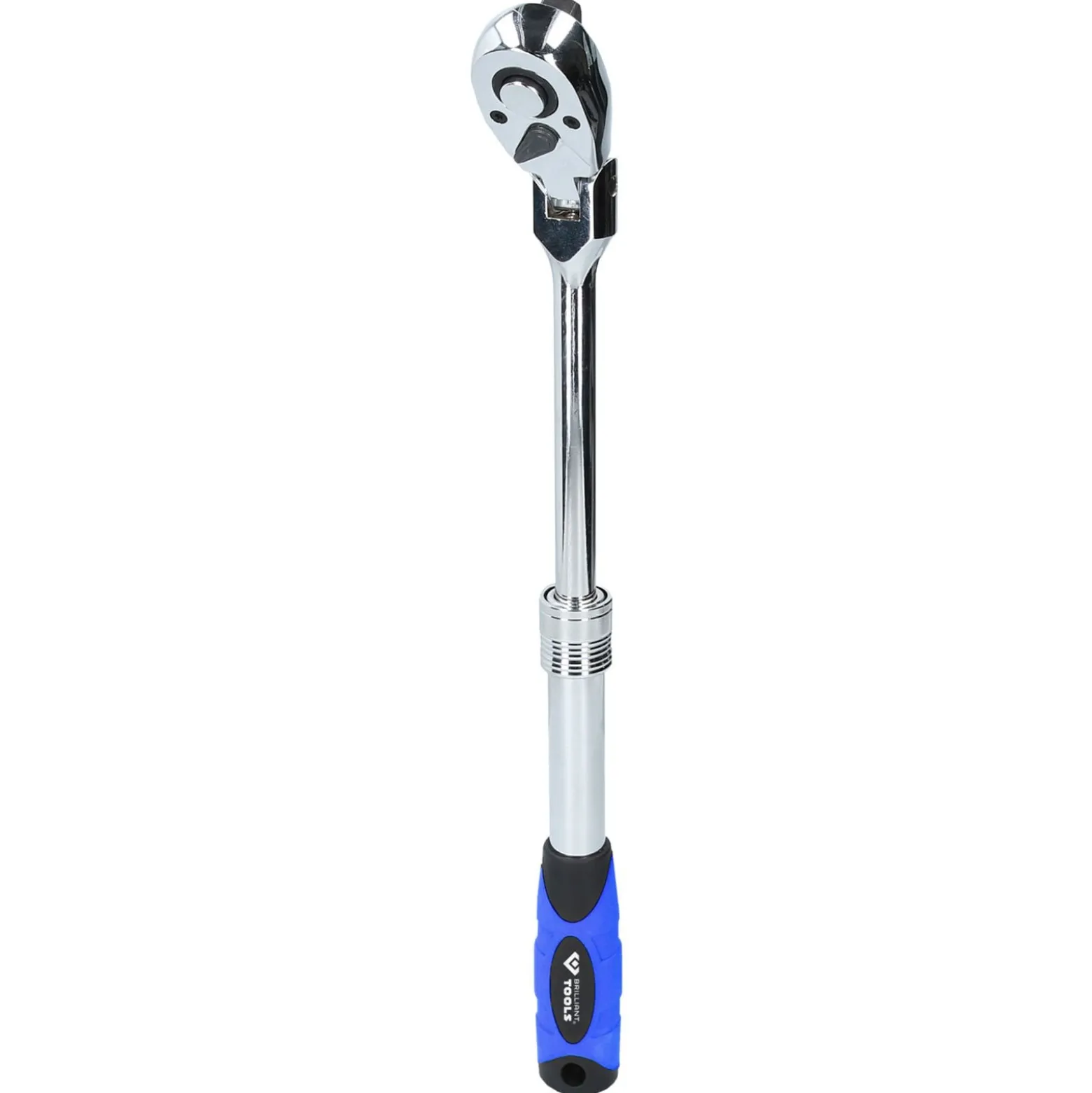 BRILLIANT TOOLS 1/2" Teleskop-Umschaltknarre mit flexibelem Kopf - BT022993