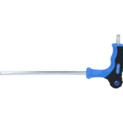 BRILLIANT TOOLS T-Griff-Torx® mit Stirnlochbohrung-Winkelstiftschlüssel T50 x 200 mm - BT041019