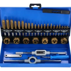 BRILLIANT TOOLS TiN Gewindeschneidwerkzeug-Satz 32tlg. - BT101950