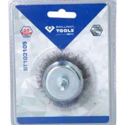 BRILLIANT TOOLS Topfbürste Ø 50 mm mit 6 mm Aufnahme - BT103105