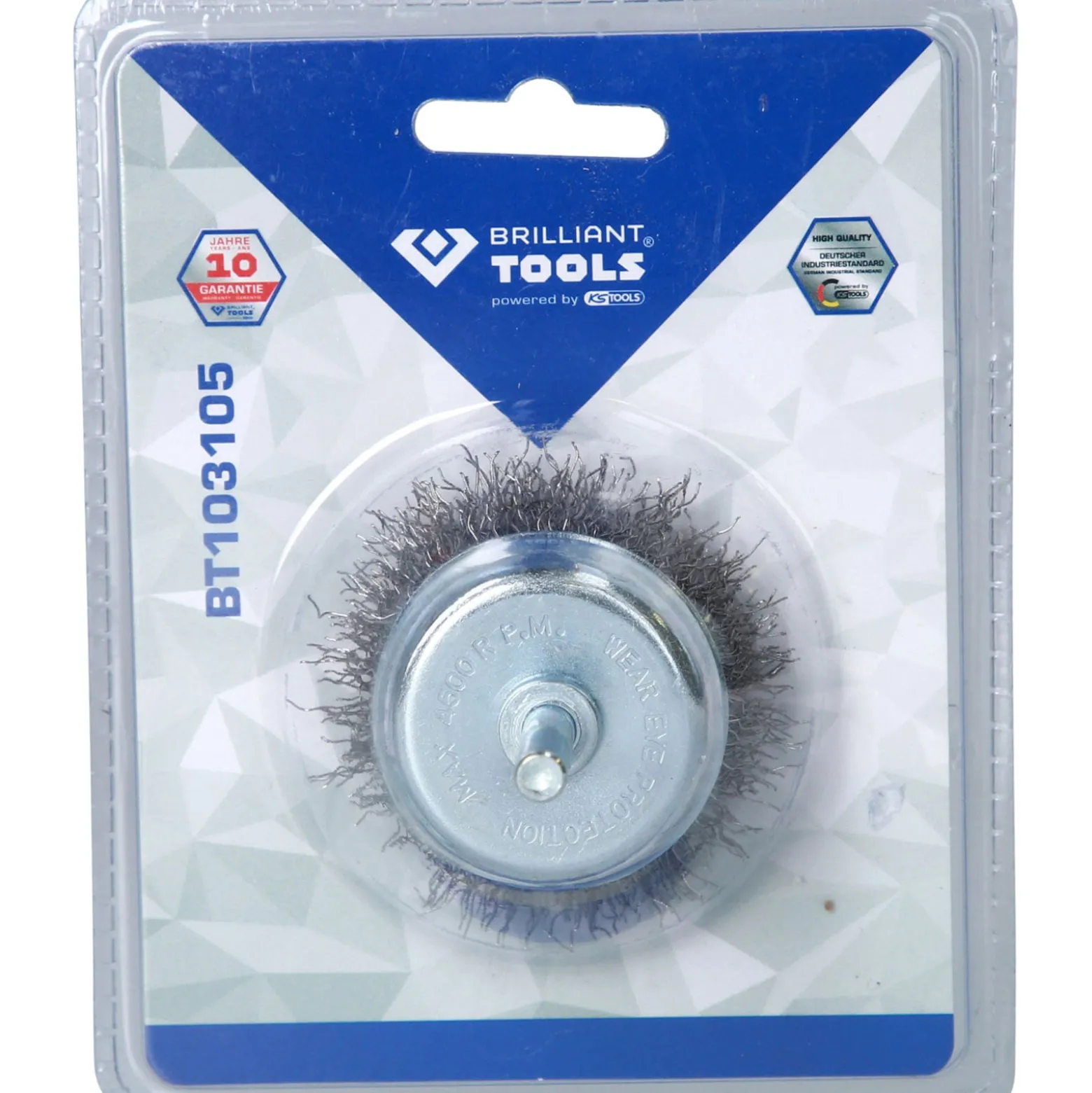 BRILLIANT TOOLS Topfbürste Ø 50 mm mit 6 mm Aufnahme - BT103105