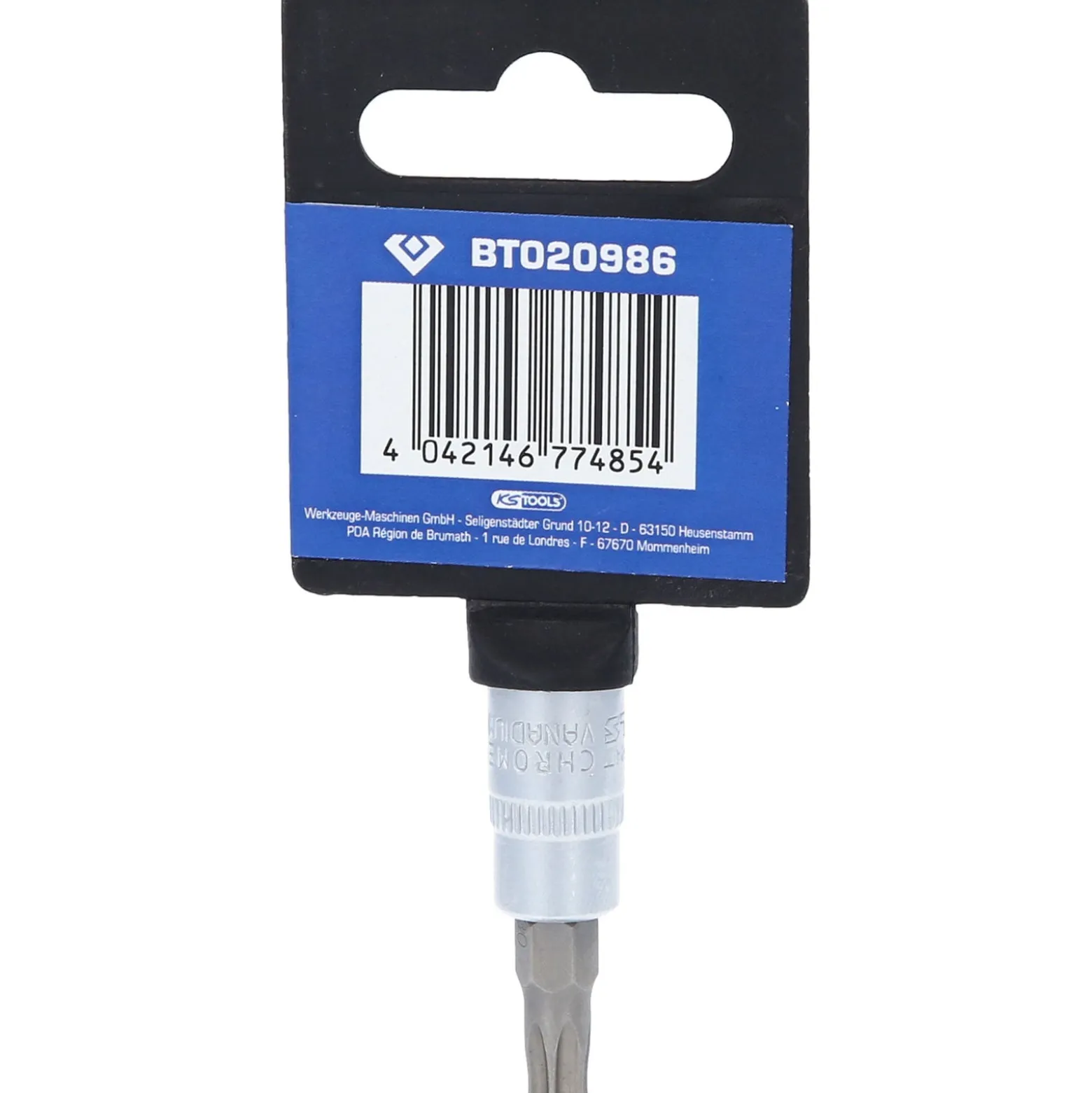 BRILLIANT TOOLS 1/4" Torx-Bit-Stecknuss mit Stirnlochbohrung TB30 - BT020986
