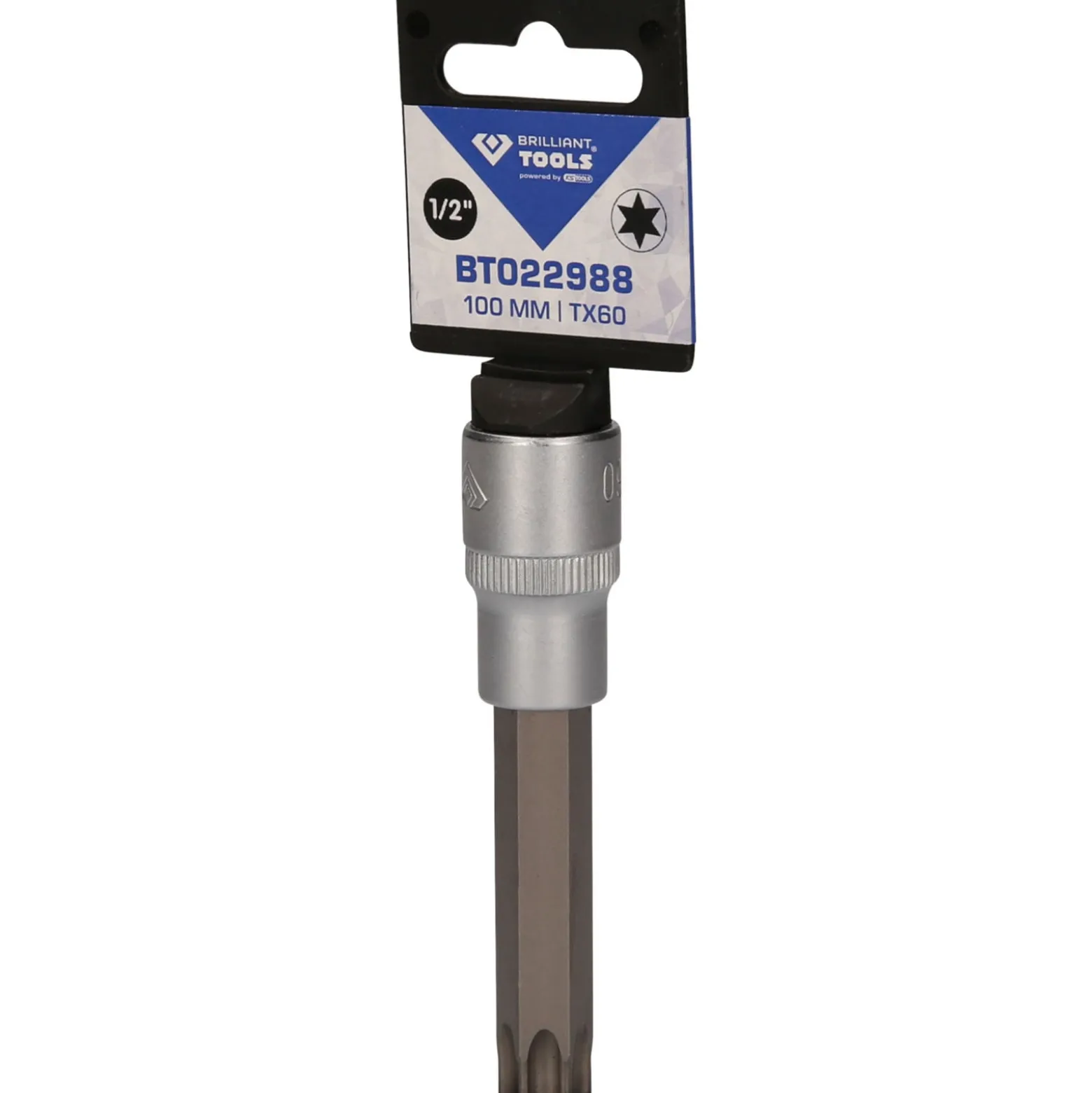 BRILLIANT TOOLS 1/2" Torx-Bit-Stecknuss 100 mm lang T60 - BT022988