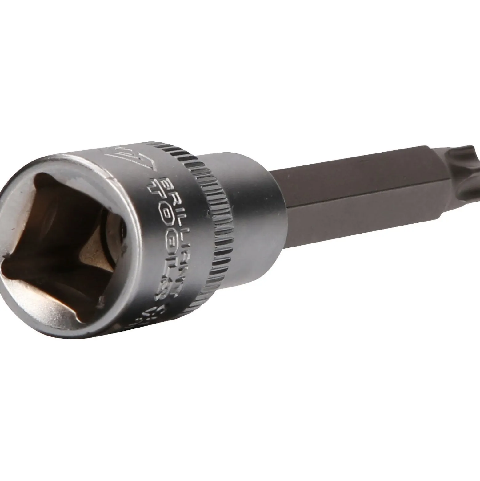 BRILLIANT TOOLS 1/2" Torx-Bit-Stecknuss 100 mm lang T50 - BT022986