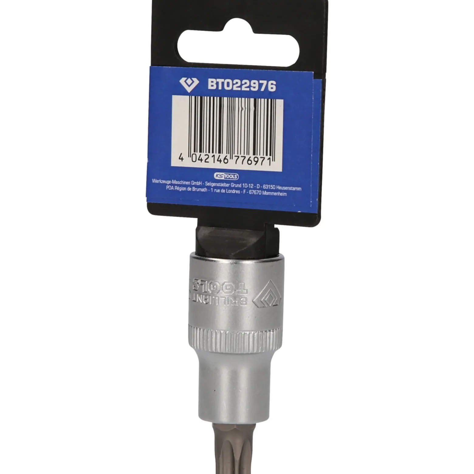 BRILLIANT TOOLS 1/2" Torx-Bit-Stecknuss 55 mm lang T50 - BT022976
