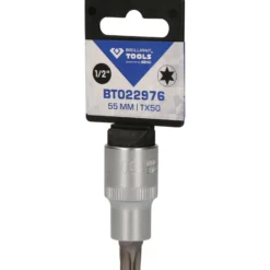 BRILLIANT TOOLS 1/2" Torx-Bit-Stecknuss 55 mm lang T50 - BT022976