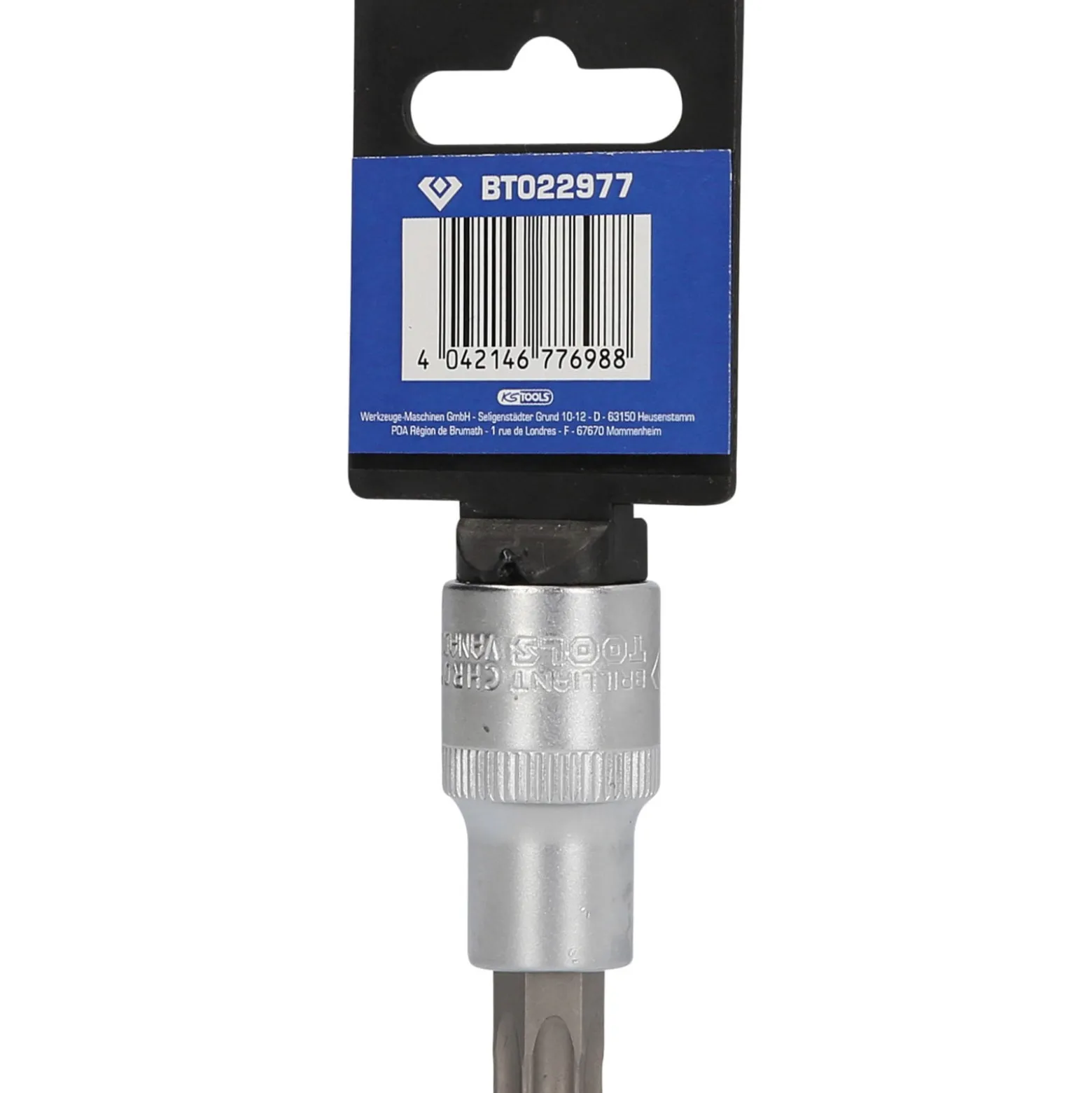 BRILLIANT TOOLS 1/2" Torx-Bit-Stecknuss 55 mm lang T55 - BT022977