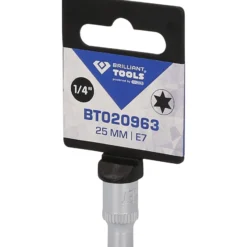 BRILLIANT TOOLS 1/4" Torx-E-Stecknuss E7 - BT020963