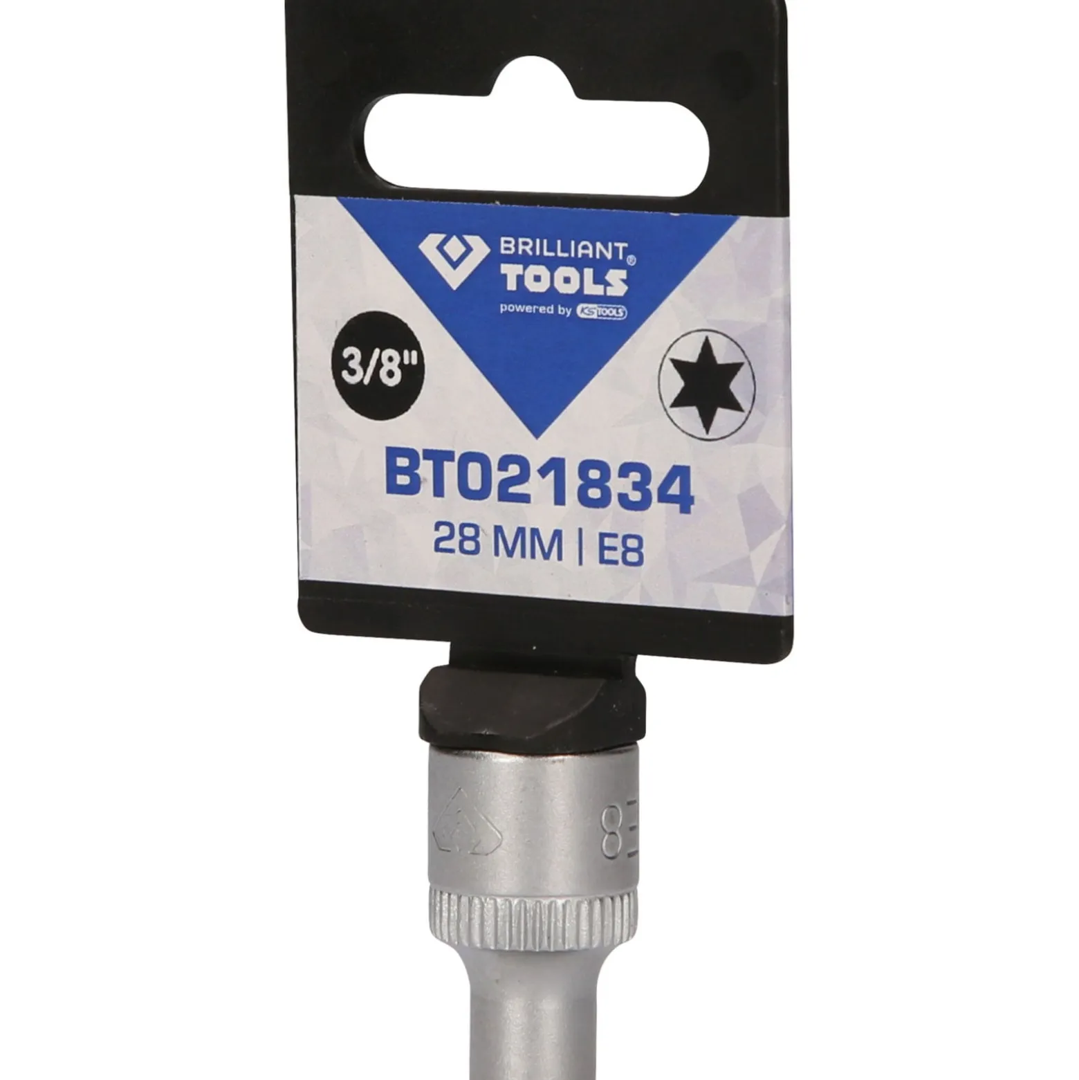 BRILLIANT TOOLS 3/8" Torx-E-Stecknuss E8 - BT021834