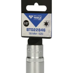 BRILLIANT TOOLS 1/2" Torx-E-Stecknuss E20 - BT022846
