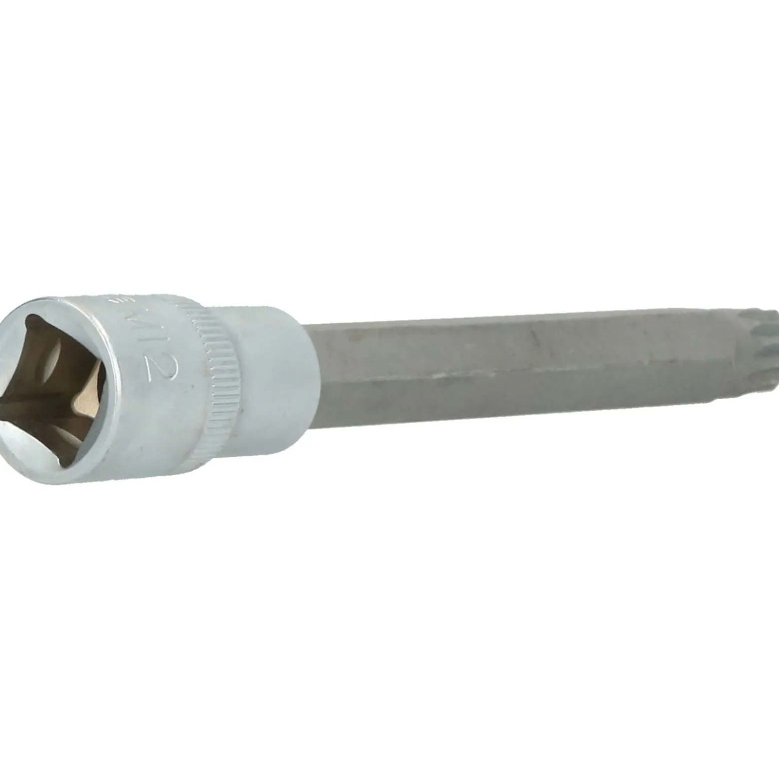 BRILLIANT TOOLS 1/2" Vielzahn-Bit-Stecknuss 140 mm lang M12 - BT022955
