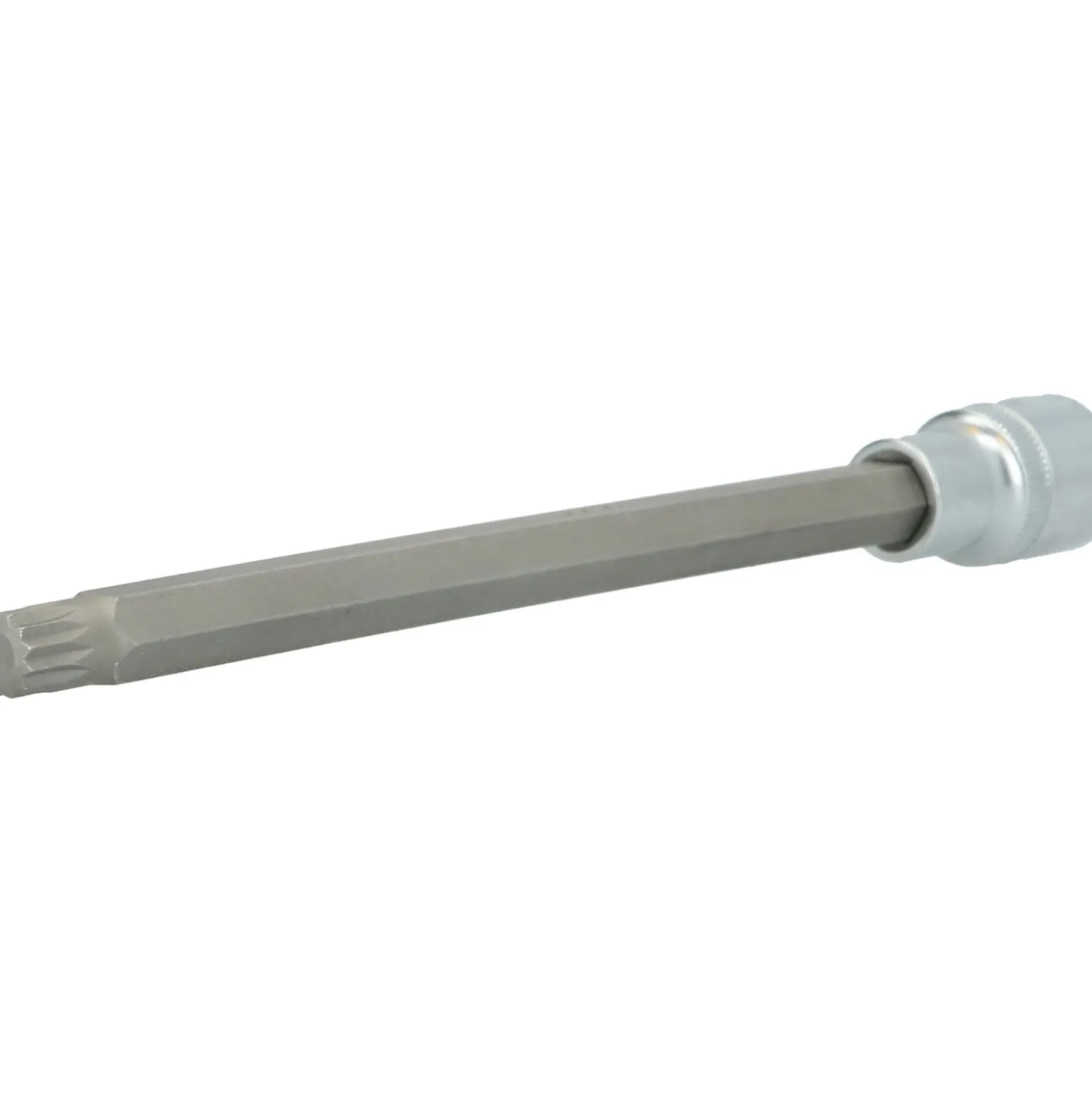 BRILLIANT TOOLS 1/2" Vielzahn-Bit-Stecknuss 200 mm lang M10 - BT022961